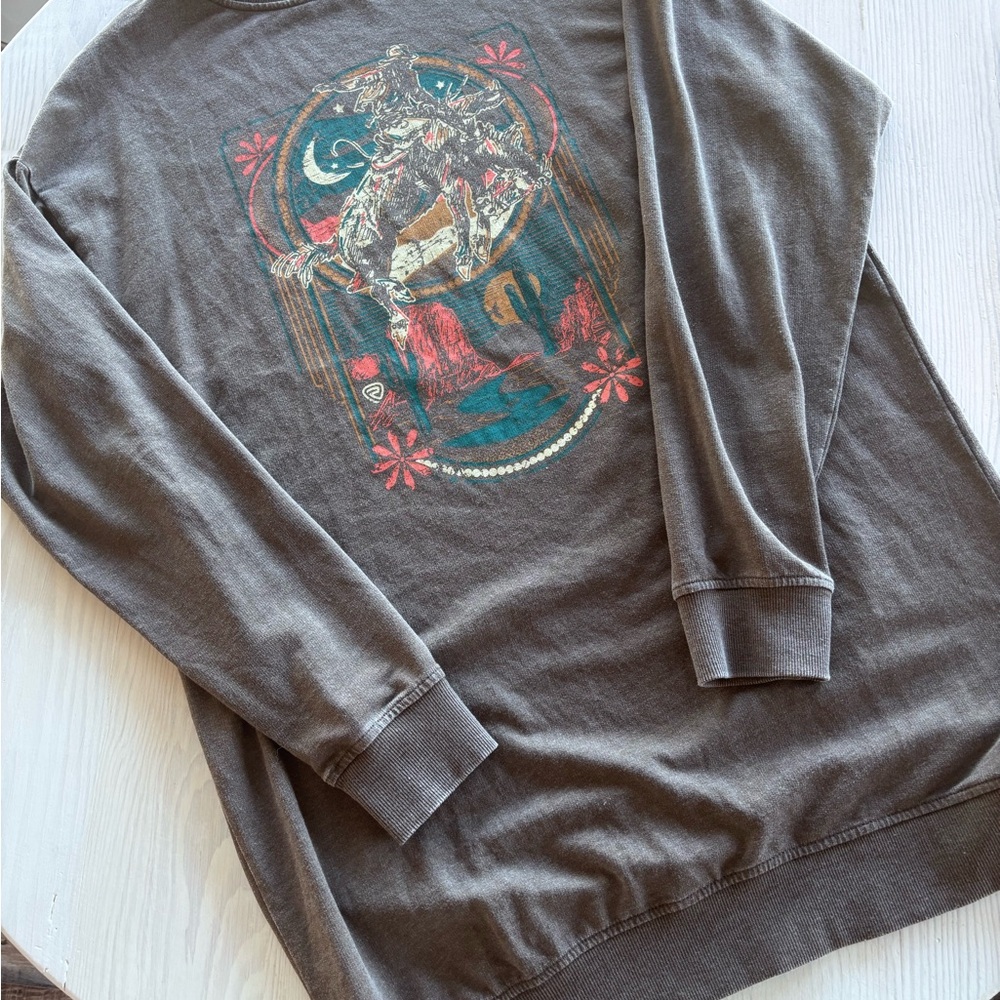 Rock&Roll Denim Sweatshirt Dress